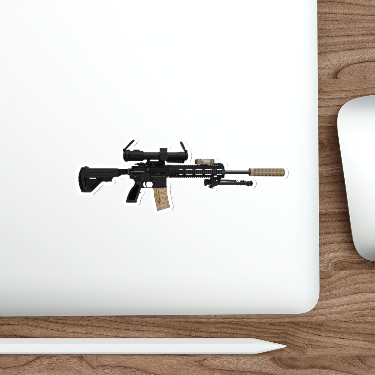 Sticker Series - Pew -  M27 IAR Suppressed