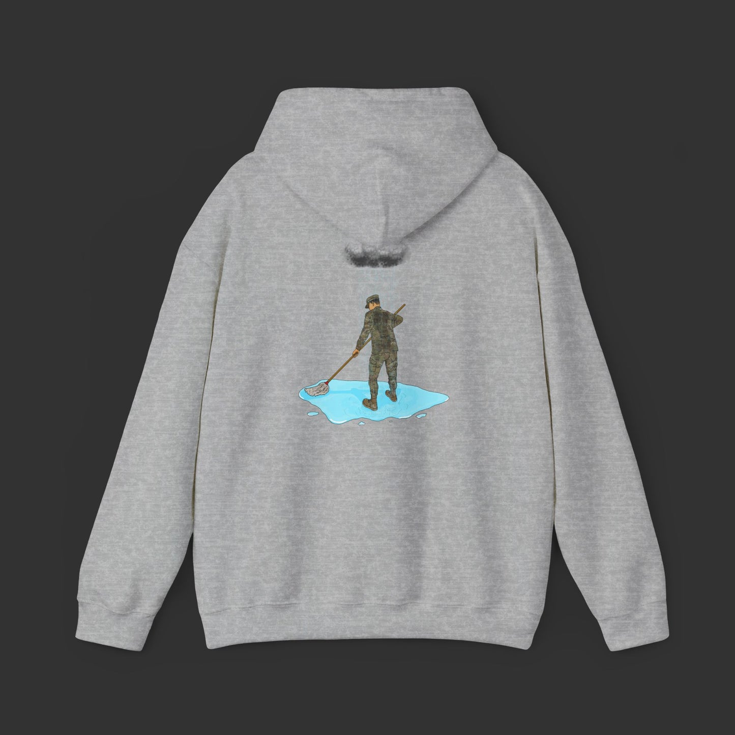 Moppin' In The Rain (Back) MC Hoodie
