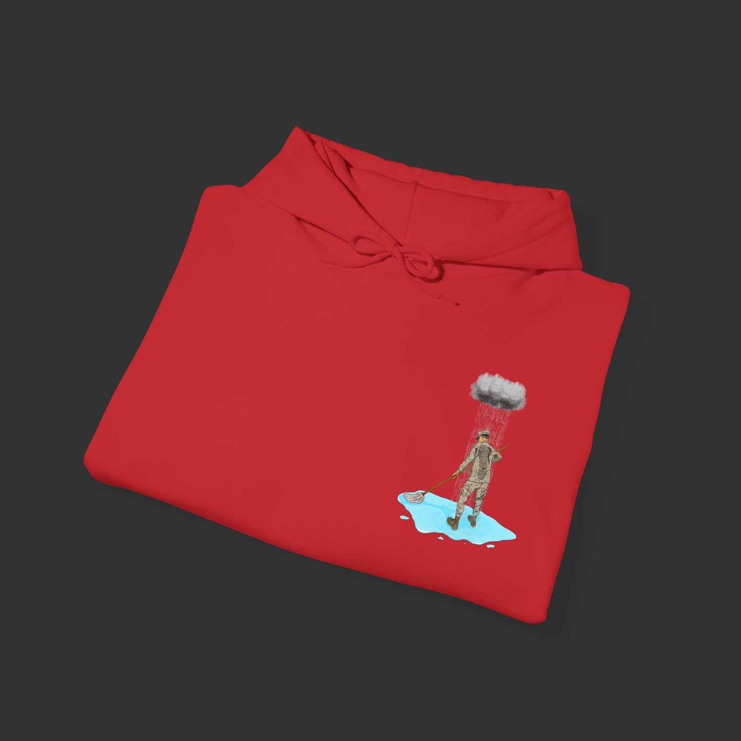 Moppin' In The Rain DS Hoodie