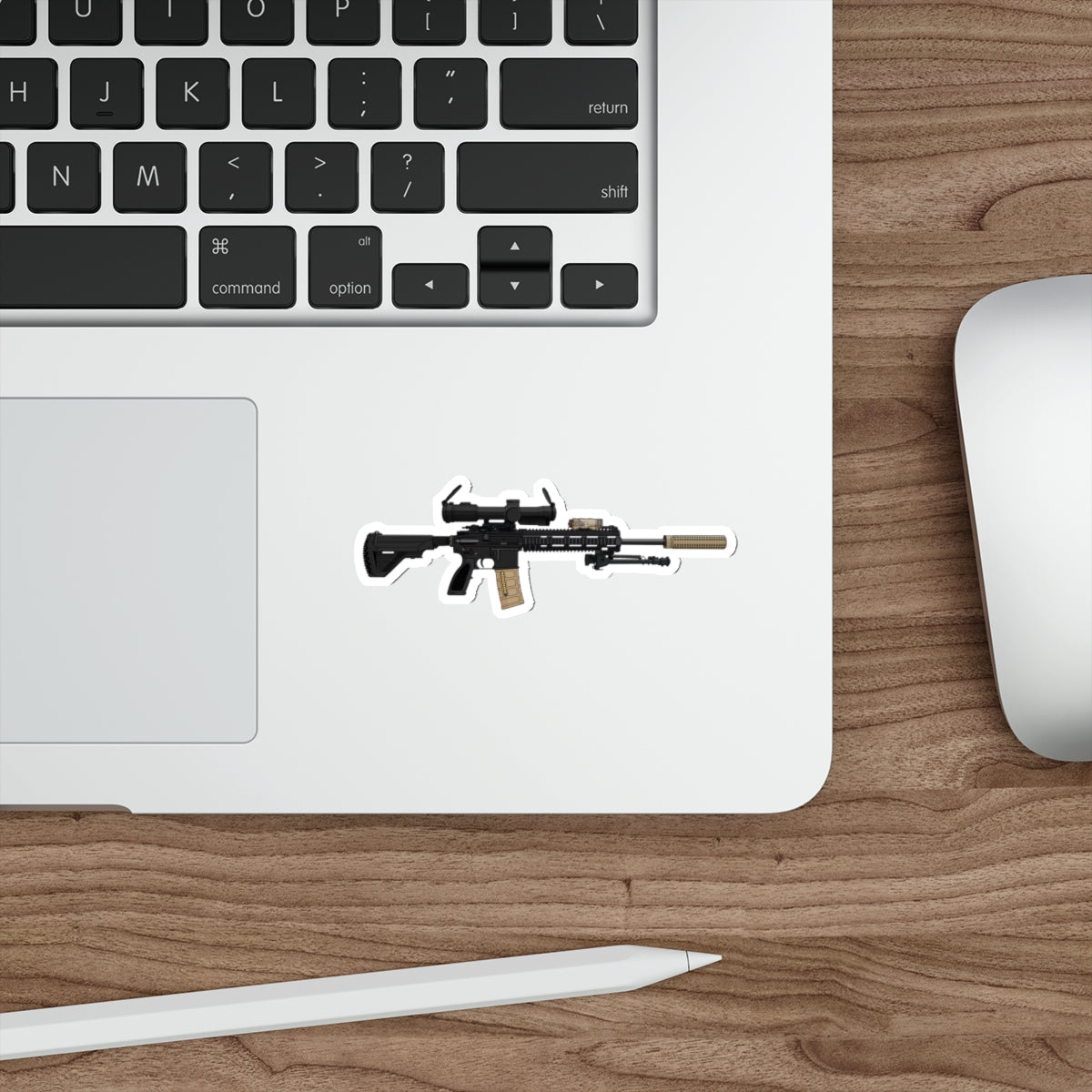 Sticker Series - Pew -  M27 IAR Suppressed