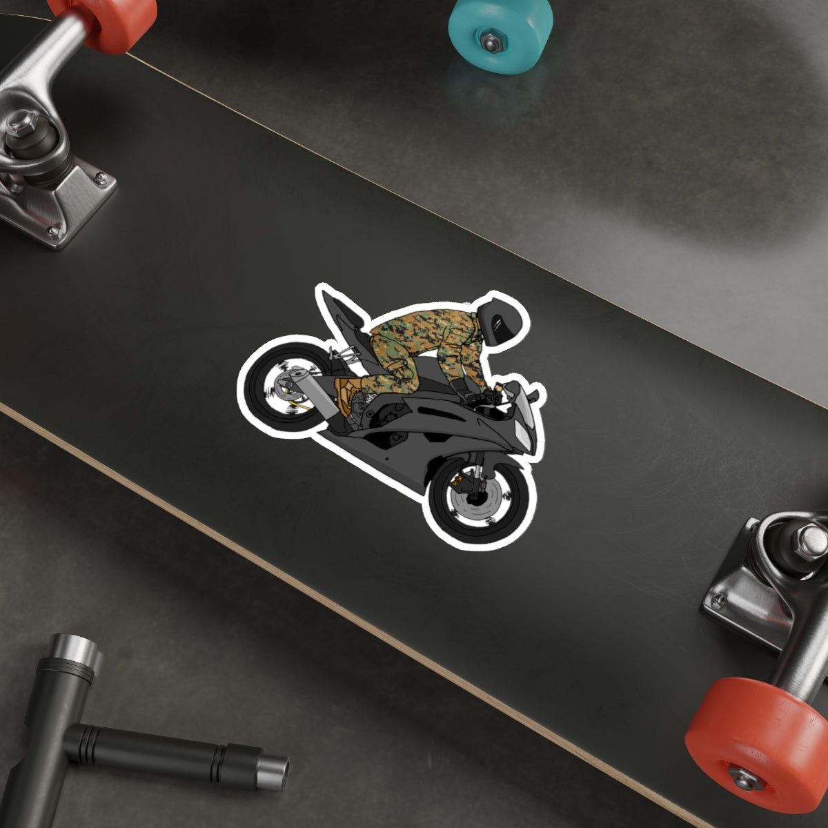 Sticker Series - Rider Cruising WD