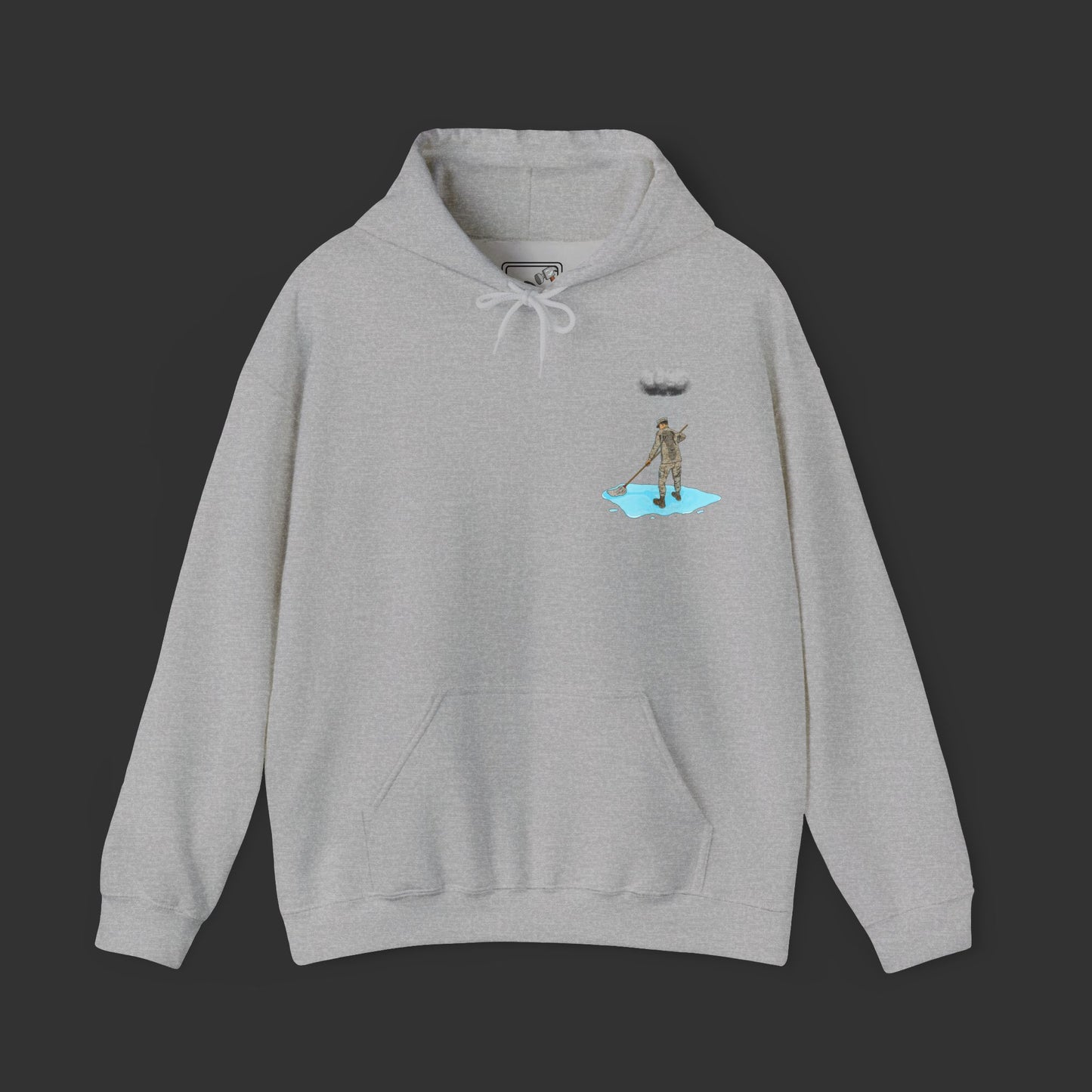 Moppin' In The Rain DS Hoodie