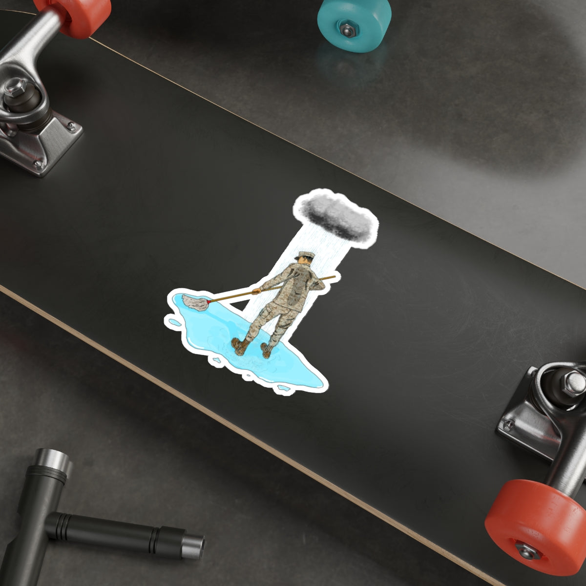 Sticker Series - Moppin' In The Rain DS