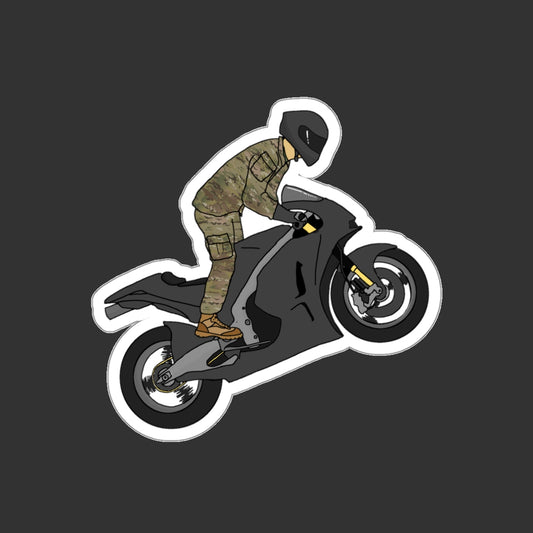 Sticker Series - Rider Wheelie MC