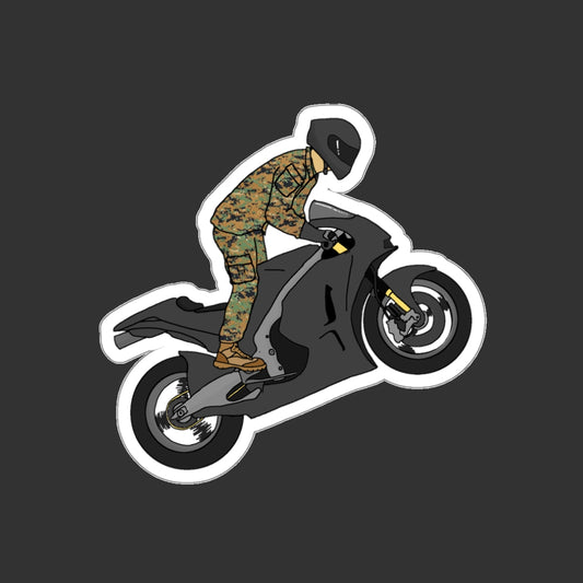 Sticker Series - Rider Wheelie WD
