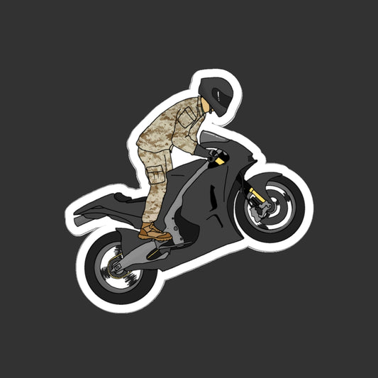 Sticker Series - Rider Wheelie DS