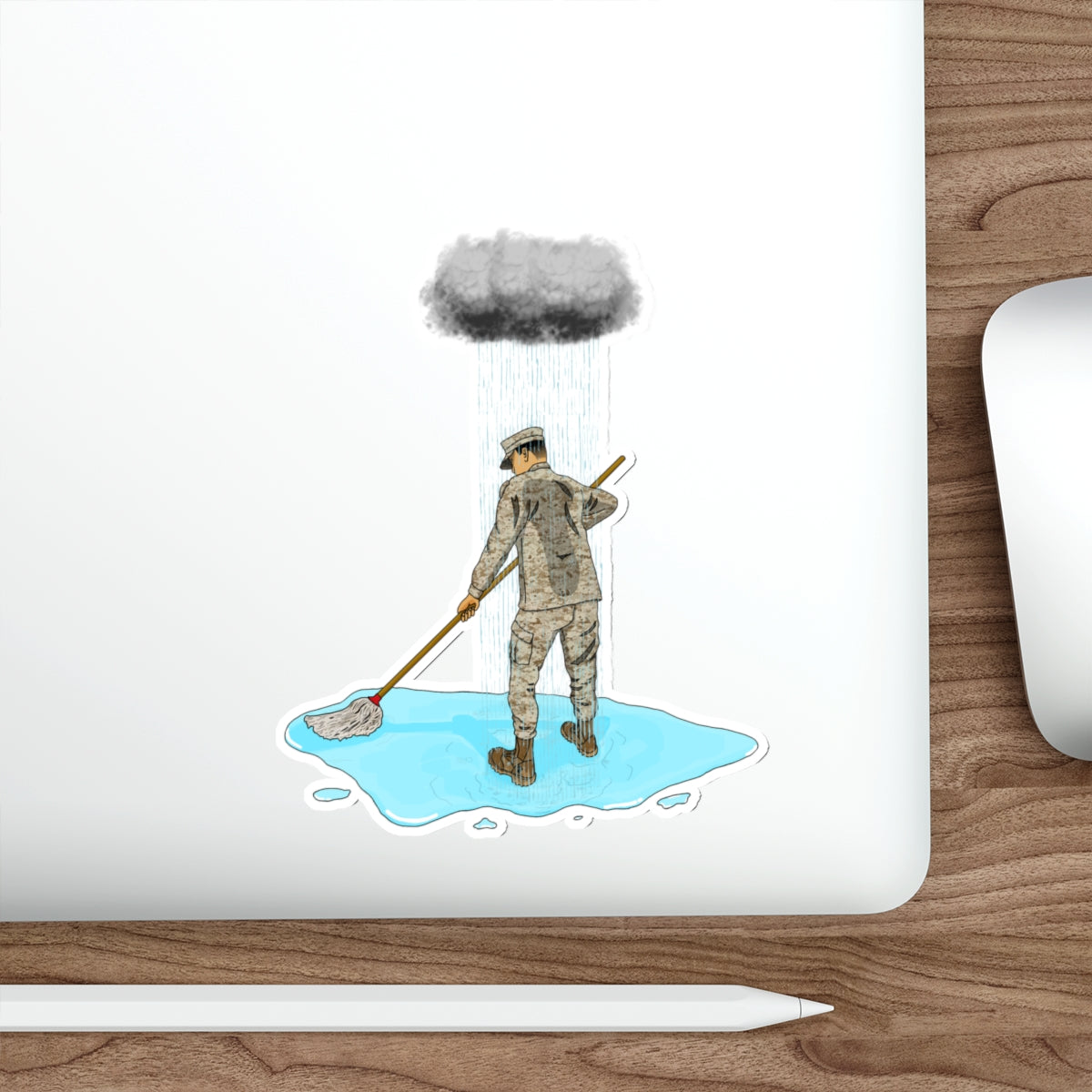 Sticker Series - Moppin' In The Rain DS