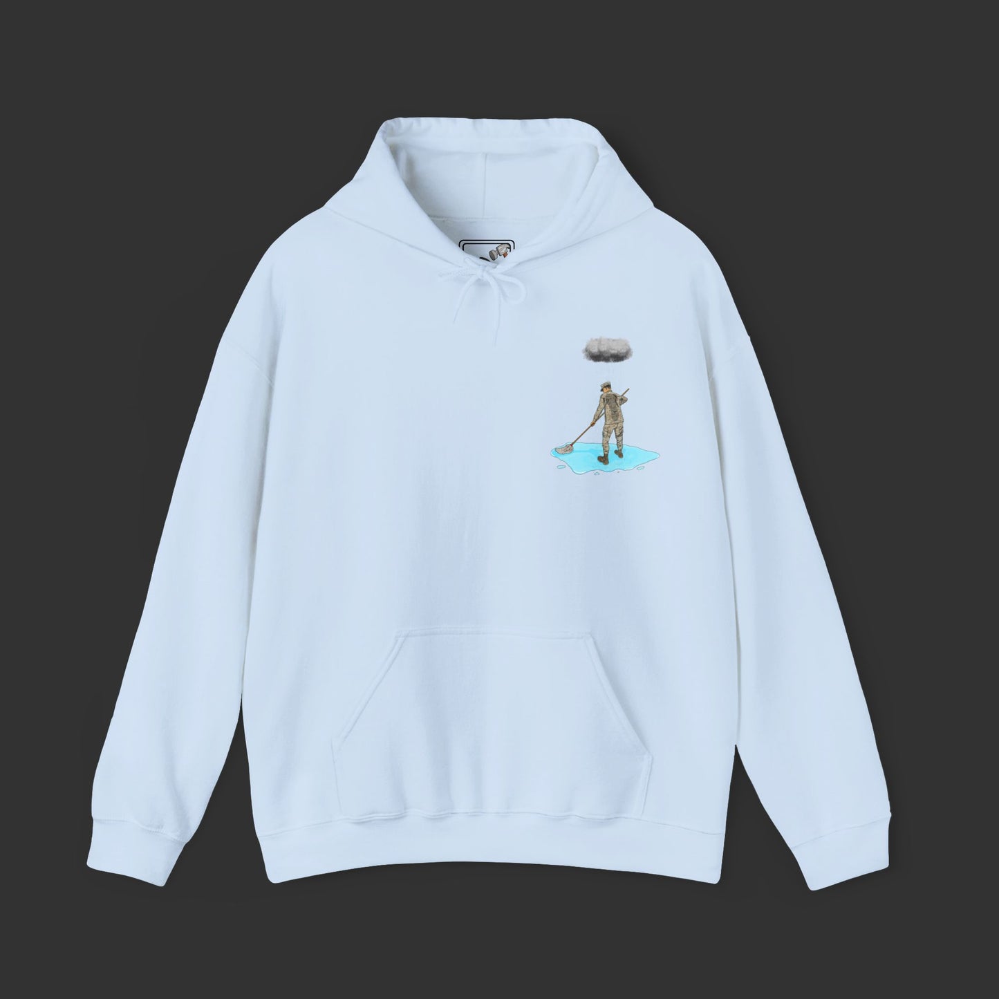 Moppin' In The Rain DS Hoodie