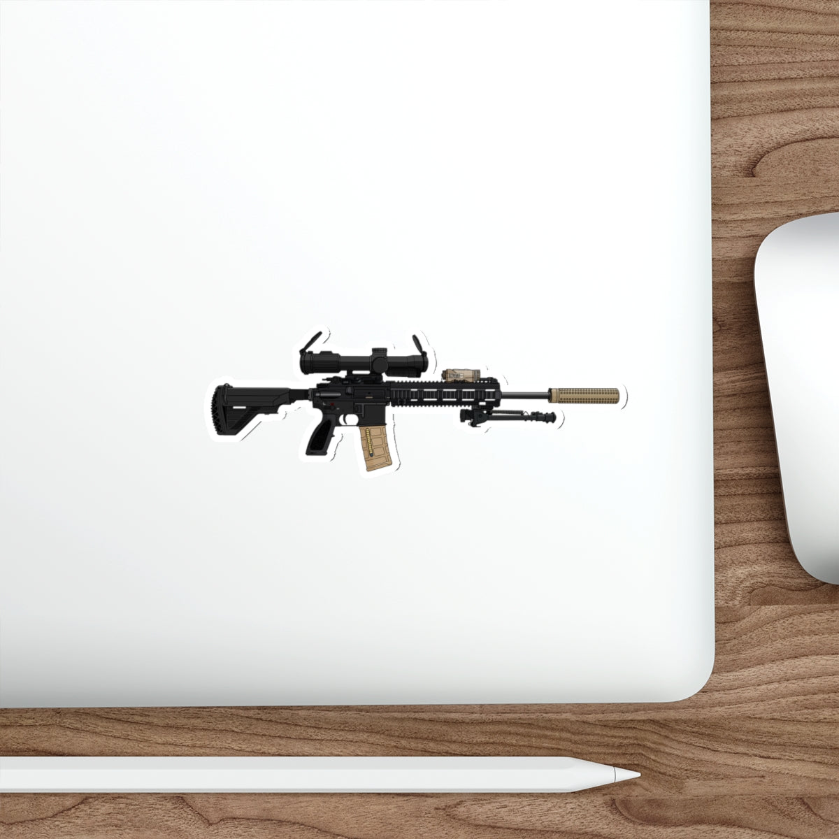 Sticker Series - Pew -  M27 IAR Suppressed