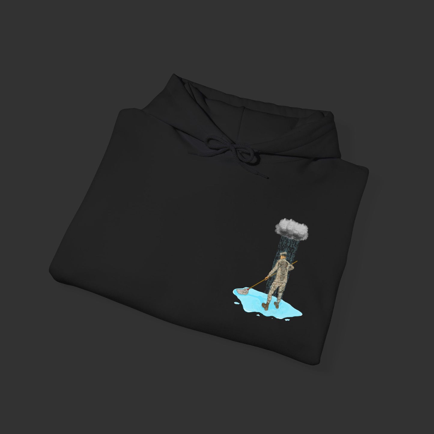 Moppin' In The Rain DS Hoodie