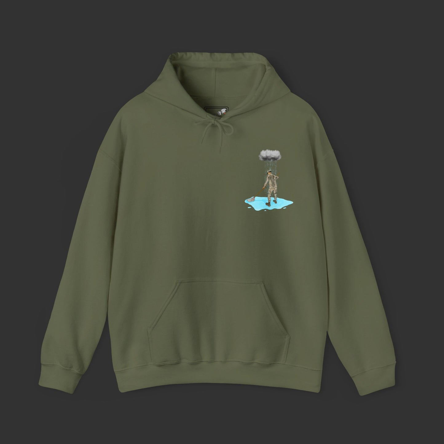 Moppin' In The Rain DS Hoodie