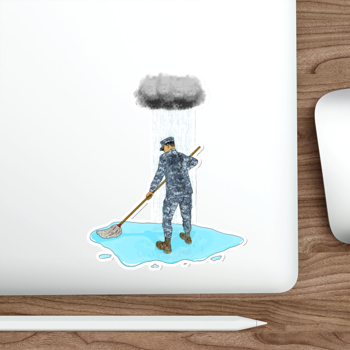 Sticker Series - Moppin' In The Rain BB