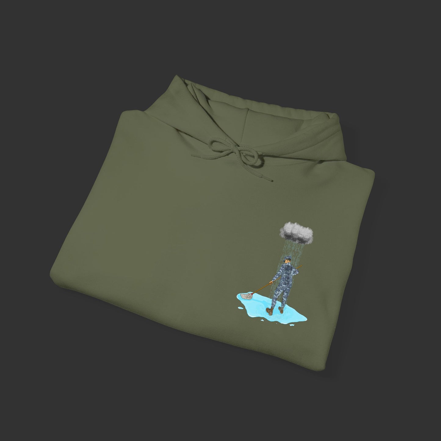 Moppin' In The Rain BB Hoodie