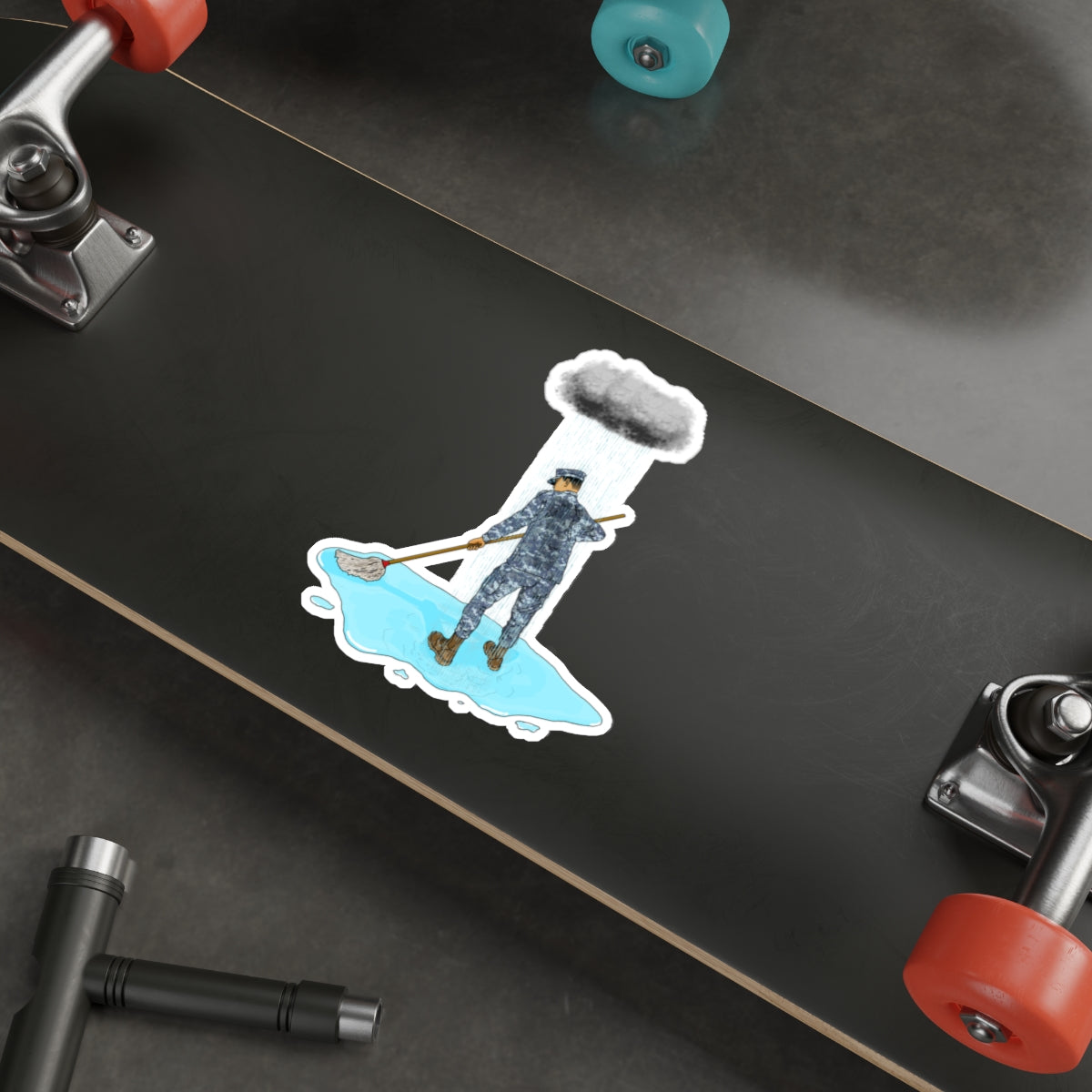 Sticker Series - Moppin' In The Rain BB